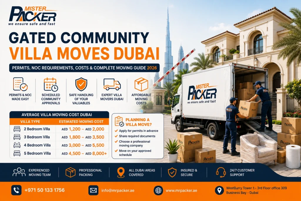 Gated Community Villa Moves Dubai