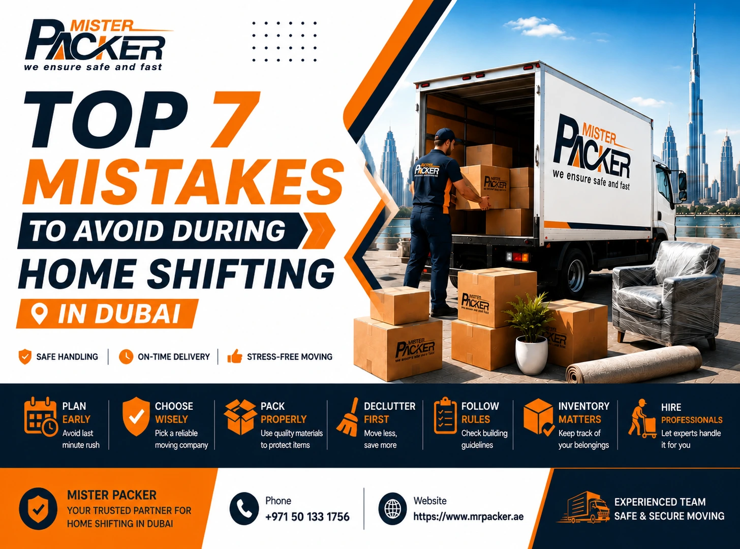 Top 7 Mistakes to Avoid During Home Shifting in Dubai